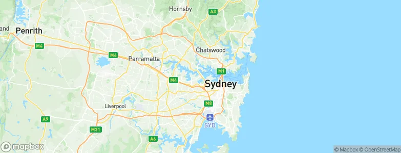 Drummoyne, Australia Map