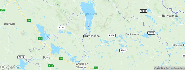 Drumshanbo, Ireland Map