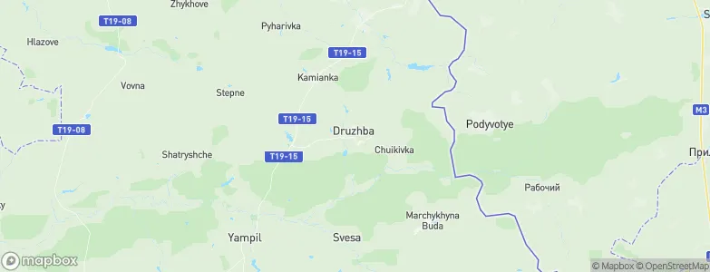 Druzhba, Ukraine Map