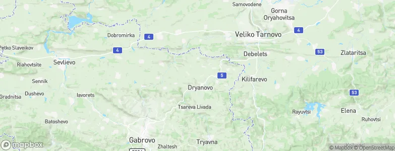 Dryanovo, Bulgaria Map