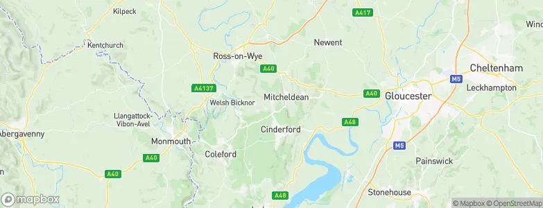 Drybrook, United Kingdom Map