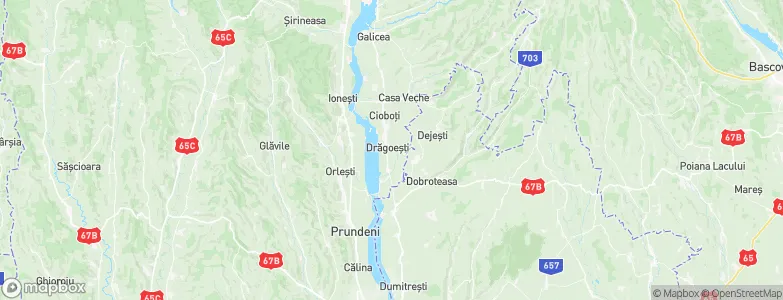 Drăgoeşti, Romania Map