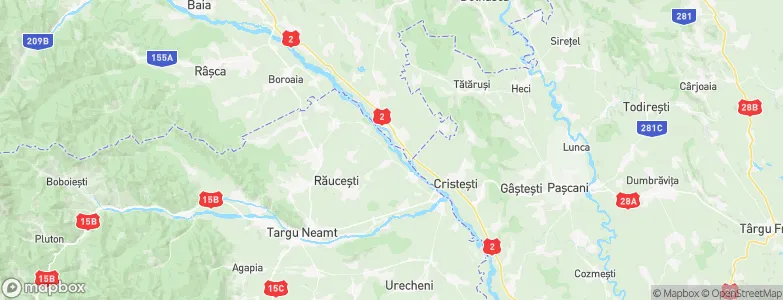 Drăguşeni, Romania Map