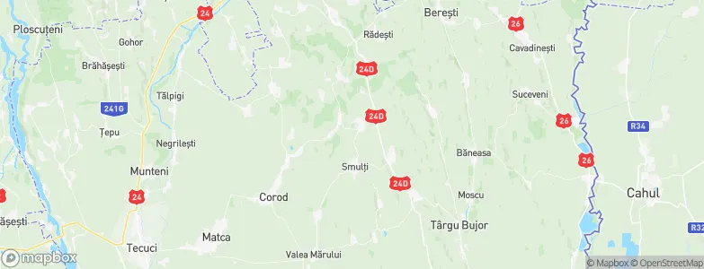 Drăguşeni, Romania Map
