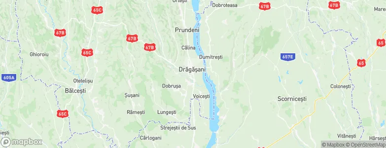 Drăgăşani, Romania Map