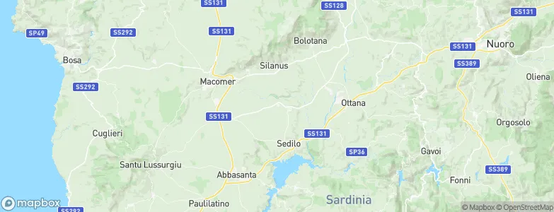 Dualchi, Italy Map