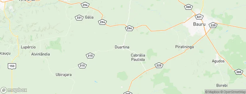 Duartina, Brazil Map