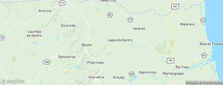 Duas Estradas, Brazil Map
