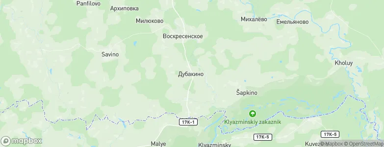 Dubakino, Russia Map