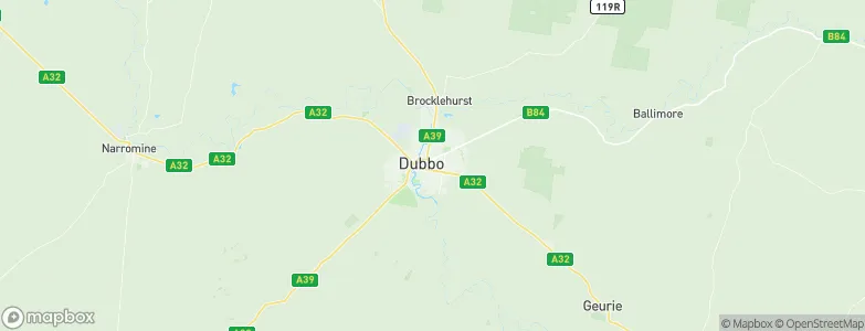 Dubbo, Australia Map