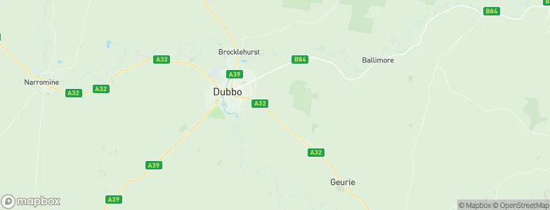 Dubbo Municipality, Australia Map