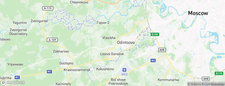 Dubki, Russia Map