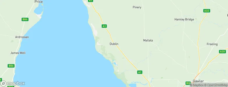 Dublin, Australia Map
