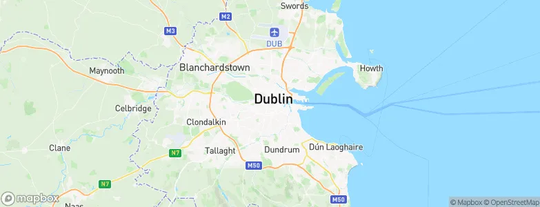 Dublin, Ireland Map