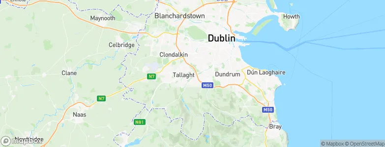 Dublin South, Ireland Map