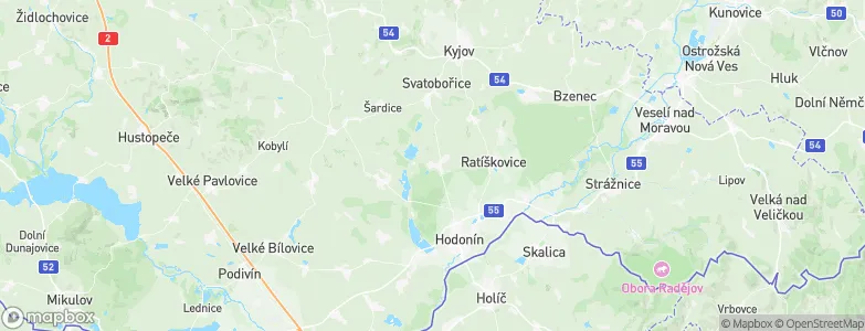 Dubňany, Czechia Map