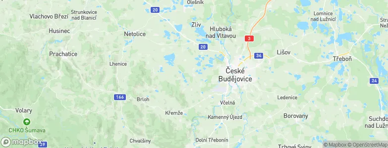 Dubné, Czechia Map