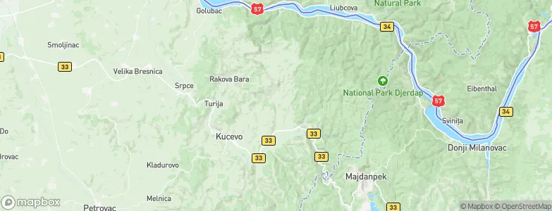 Duboka, Serbia Map