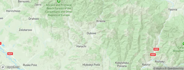 Dubove, Ukraine Map