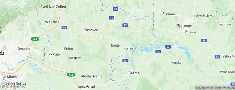 Dubrava, Croatia Map