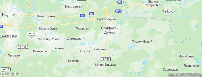 Dubrovka, Russia Map
