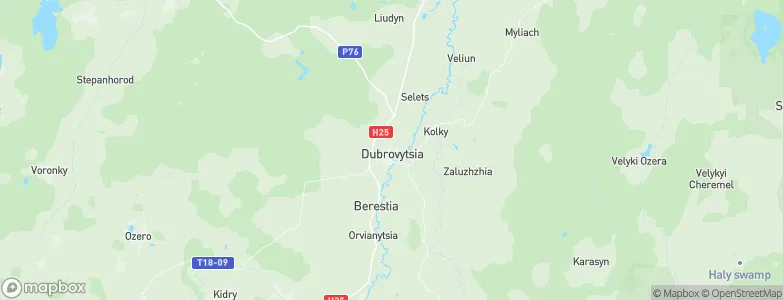 Dubrovytsya, Ukraine Map