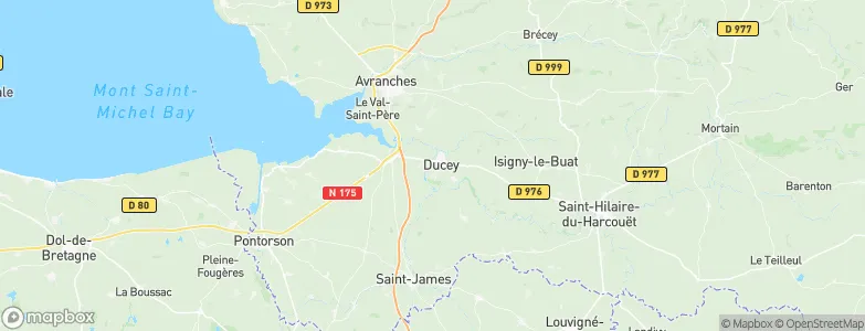 Ducey-Les Chéris, France Map