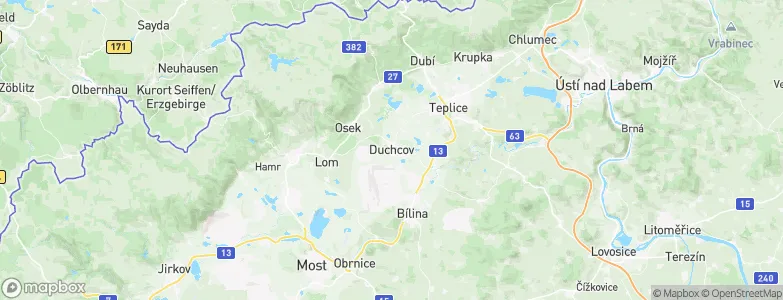Duchcov, Czechia Map