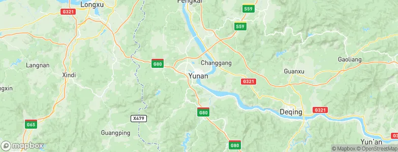 Ducheng, China Map