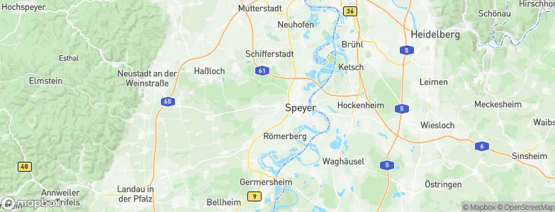 Dudenhofen, Germany Map