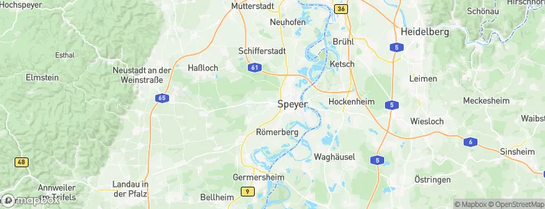 Dudenhofen, Germany Map