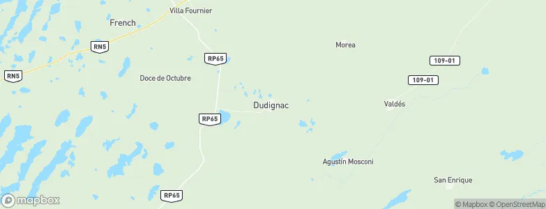 Dudignac, Argentina Map