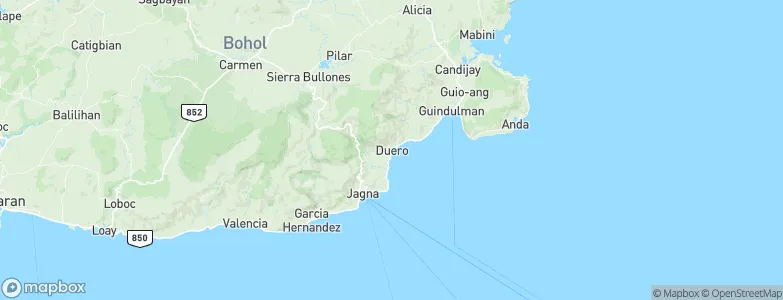 Duero, Philippines Map