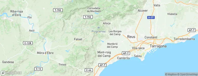 Duesaigües, Spain Map