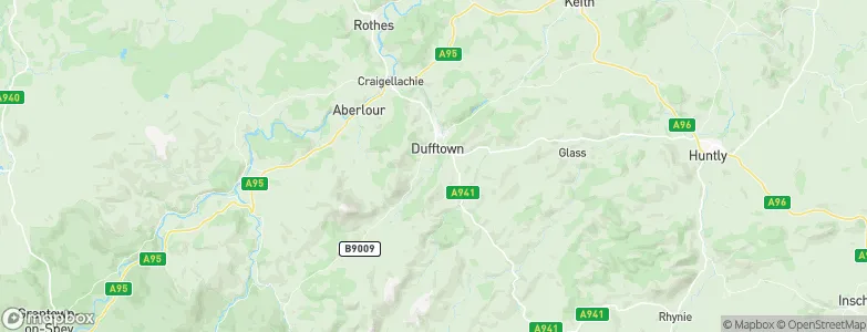 Dufftown, United Kingdom Map