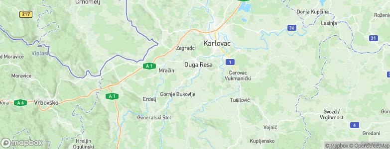 Duga Resa, Croatia Map