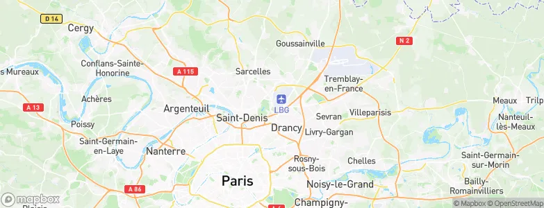 Dugny, France Map