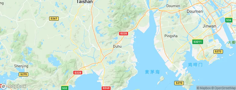 Duhu, China Map
