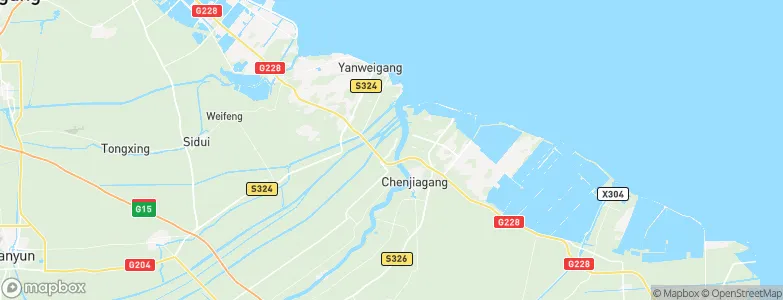 Duigougang, China Map