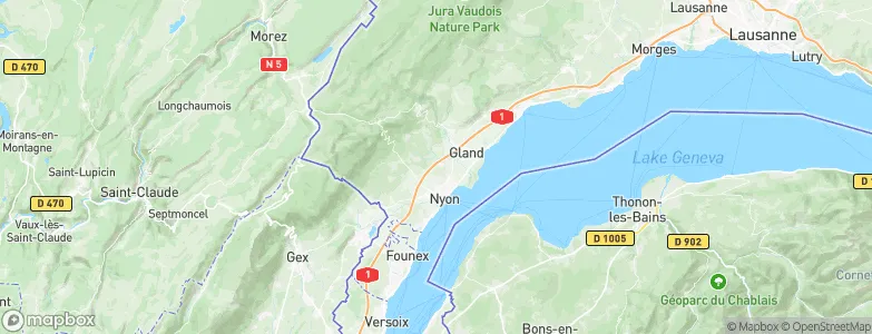 Duillier, Switzerland Map