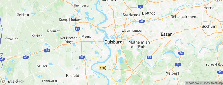 Duisburg, Germany Map