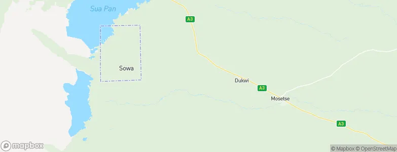 Dukwe, Botswana Map