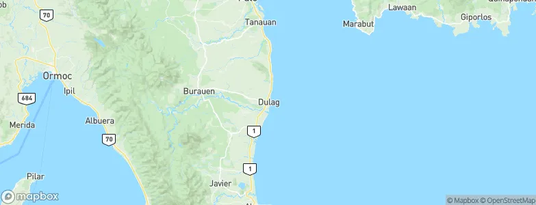 Dulag, Philippines Map
