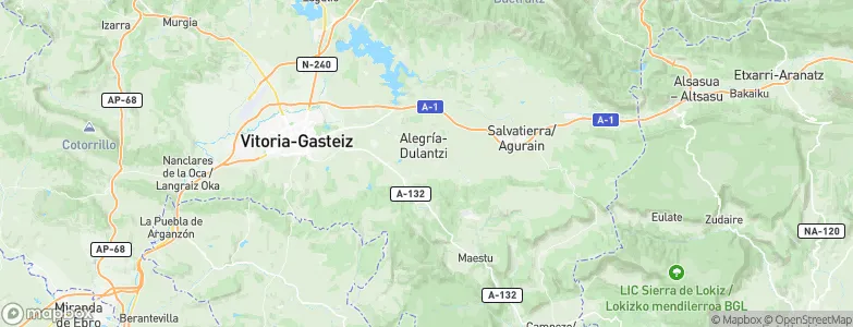 Dulantzi / Alegría, Spain Map