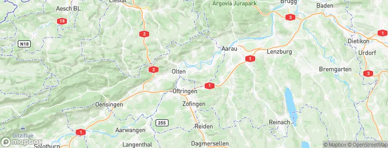 Dulliken, Switzerland Map