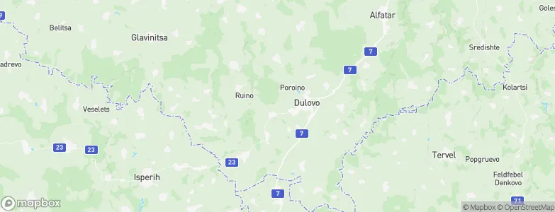 Dulovo, Bulgaria Map
