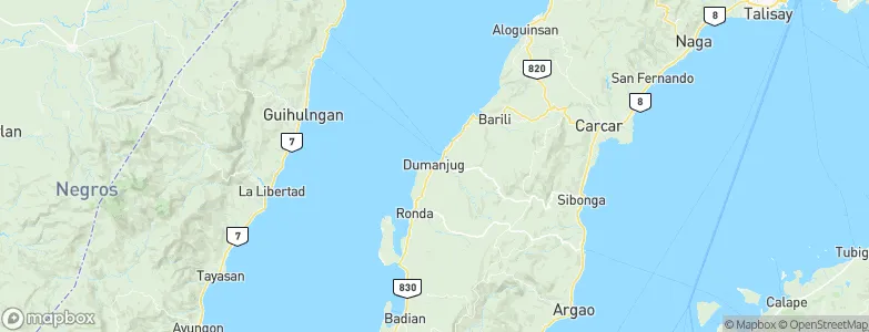 Dumanjog, Philippines Map