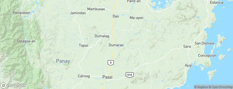 Dumarao, Philippines Map