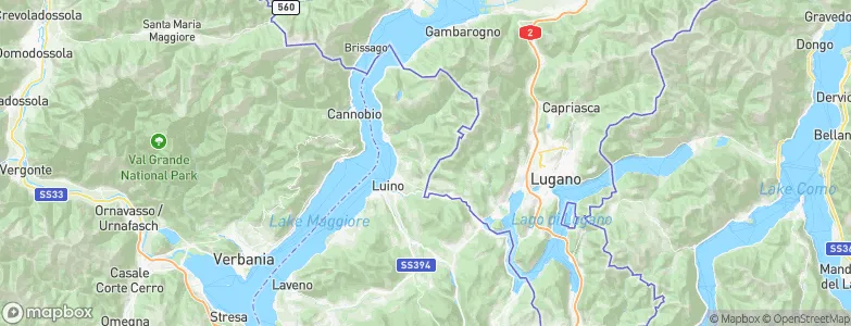 Dumenza, Italy Map