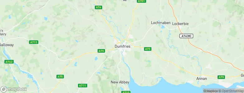 Dumfries, United Kingdom Map